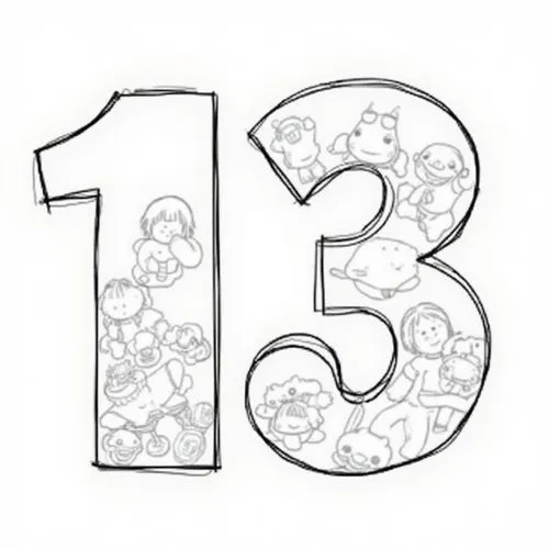 thirteen,numbering,five,eight,numberings,number