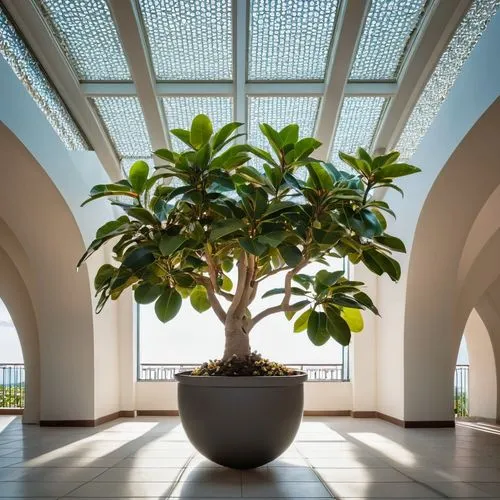 ficus,orangerie,money tree,amanresorts,potted tree,orangery,Photography,General,Realistic