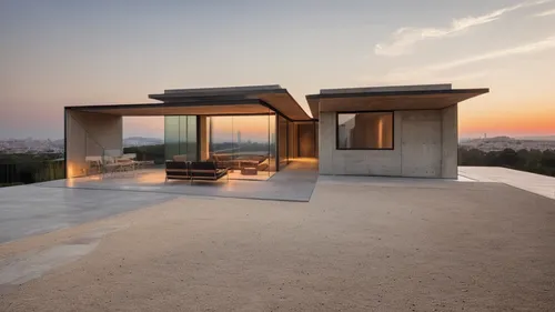 back yard with a BBQ on the left Modern style and u can see the living room through the glass. grass around





,dunes house,modern house,cubic house,modern architecture,roof landscape,cube house,lux