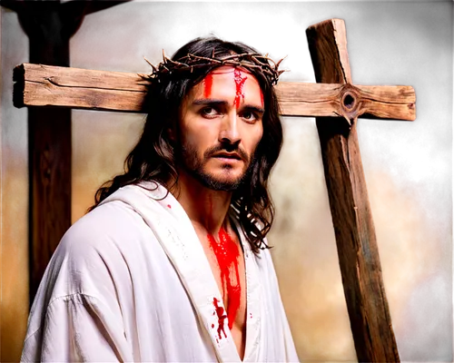 jeshua,jesus christ and the cross,good friday,yeshua,son of god,barabbas,ihesus,crown of thorns,messias,cruciger,iesus,mark with a cross,christ thorn,golgotha,bejesus,messianic,jesus cross,christus,holy week,whosoever,Illustration,Realistic Fantasy,Realistic Fantasy 37