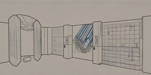 Make it a line drawing,frame drawing,klaus rinke's time field,blueprints,sheet drawing,ventilation grid,room divider,technical drawing,wireframe graphics,parabolic mirror,frame border drawing,archidai