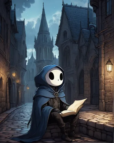 scholar,reading owl,grim reaper,bookworm,hooded man,art bard,game illustration,child with a book,gothic portrait,investigator,candlemaker,haunted cathedral,grimm reaper,memento mori,magistrate,hooded,watchmaker,the nun,magus,gothic,Photography,Black and white photography,Black and White Photography 12