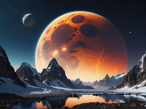 alien planet,red planet,barsoom,alien world,lunar landscape,planet mars,Photography,General,Realistic