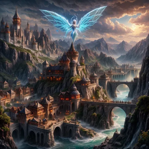 fantasy picture,fantasy landscape,fantasy art,elves flight,hogwarts,3d fantasy,fantasy world,fantasy city,heroic fantasy,fairy tale castle,castle of the corvin,fairy world,antasy,knight's castle,fairy tale,children's fairy tale,magical adventure,arcanum,world digital painting,a fairy tale