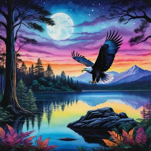 owl nature,nature background,nocturnal bird,fantasy picture,landscape background,dreamtime,nature landscape,fantasy art,nature wallpaper,bird painting,bird kingdom,birds of prey-night,night bird,twilight,fantasy landscape,dreamscapes,eagle illustration,owl art,landscape nature,beautiful landscape,Conceptual Art,Fantasy,Fantasy 30