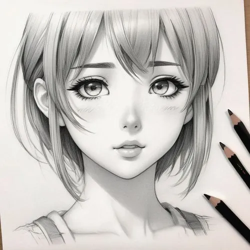 charcoal pencil,girl drawing,graphite,krita,jurata,girl portrait,mabuchi,charcoal,mechanical pencil,pencil drawing,kaede,pencil frame,pencil art,yachi,copic,sakimoto,wacom,eyes line art,disegno,anime girl,Illustration,Black and White,Black and White 30