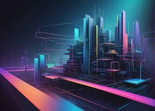 cybercity,cybertown,futuristic landscape,cyberworld,cyberport,tron,cyberia,cyberscene,arcology,cyberspace,cyberview,synth,fantasy city,cybernet,metropolis,virtual landscape,mainframes,cityscape,microdistrict,cyberscope,Illustration,Abstract Fantasy,Abstract Fantasy 18