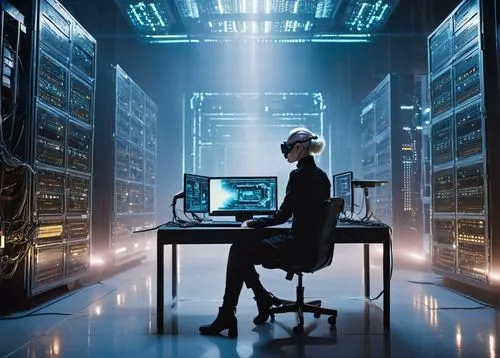 girl at the computer,women in technology,the server room,computer room,barebone computer,man with a computer,computer cluster,sysadmin,computer,data center,computer workstation,computer business,computer freak,computer addiction,computer networking,compute,cyclocomputer,fractal design,night administrator,computer program,Art,Artistic Painting,Artistic Painting 47