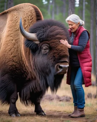 wisent,buffalo herder,yaks,bison,tatanka,herbison,tanox,buffalo,big ox eye,buffel,muskox,buffaloes,bisons,buffalo herd,cape buffalo,muskoxen,buffalos,baby yak,yak,gaur,Illustration,Paper based,Paper Based 01