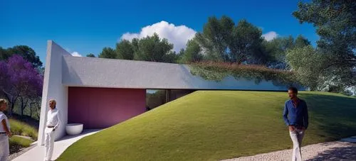 superadobe,siza,grass roof,goetheanum,libeskind,dunes house,cubic house,quadriennale,roof landscape,corbu,cantilevered,seidler,mirror house,eisenman,archidaily,adjaye,corten steel,artificial grass,cube house,champalimaud,Photography,General,Realistic