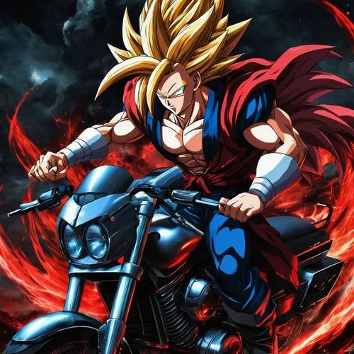 hiruma,kakarak,saiyid,yusei,son goku,gunji,Conceptual Art,Fantasy,Fantasy 34