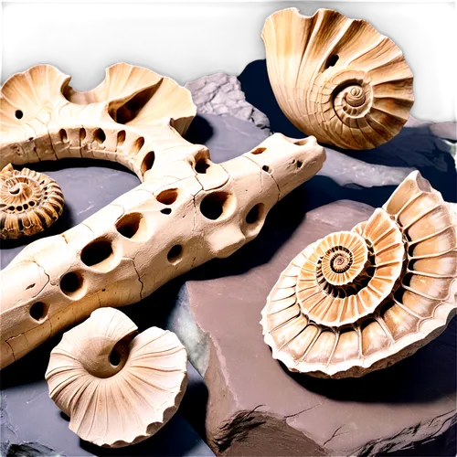 ammonite,fossils,marine gastropods,shells,fossil,fossil beds,spiny sea shell,gastropods,fossil dunes,snail shells,steampunk gears,vertebrae,in shells,snail shell,sea shell,shell,tetrapods,mollusks,gears,spiral bevel gears,Conceptual Art,Fantasy,Fantasy 02