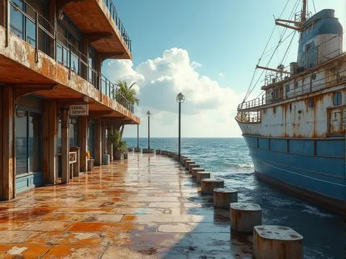 dockside,houseboats,sea fantasy,harborfront,harborwalk,boat harbor,shorefront,floating huts,3d rendering,boat dock,waterfronts,seaside view,houseboat,docks,dockyard,seaside resort,gangplank,harbors,berths,docked,Photography,General,Realistic