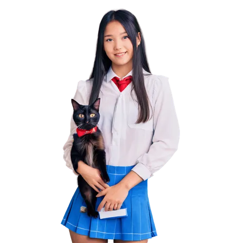 pet black,girl with dog,manchester terrier,thai bangkaew dog,english toy terrier,toy manchester terrier,school skirt,school uniform,korat,pet adoption,pungsan dog,pinscher,asian semi-longhair,dog breed,jiji the cat,dog and cat,dog cat,japanese terrier,miniature pinscher,adopt a pet,Art,Classical Oil Painting,Classical Oil Painting 20