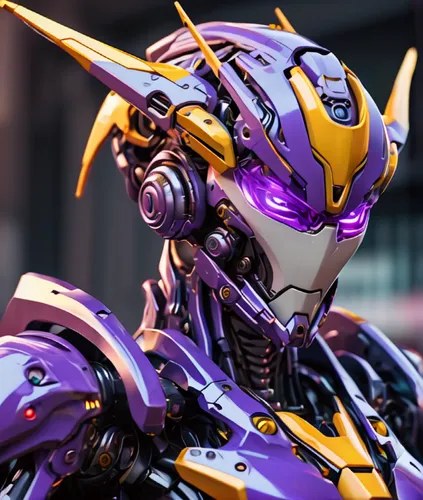 High-resolution, detailed close-up illustration, seamless Mech design inspired by Neon Genesis Evangelion, imposing and powerful presence, intricate and futuristic mechanical details, sleek and stream