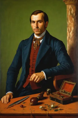 watchmaker,a carpenter,carpenter,abraham lincoln,self-portrait,count of faber castell,man with a computer,official portrait,robert duncanson,lincoln,man holding gun and light,leonardo devinci,barberini,inventor,gunsmith,alejandro vergara blanco,artist portrait,alessandro volta,an investor,railroad engineer,Illustration,Retro,Retro 14