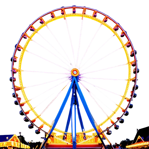 high wheel,big wheel,funfair,ferris wheel,amusement ride,wheel,gyroscope,fairground,prater,amusement park,annual fair,carnival tent,carnival horse,children's ride,carousel,prize wheel,carnival,joyrider,luna park,amusement,Conceptual Art,Sci-Fi,Sci-Fi 19