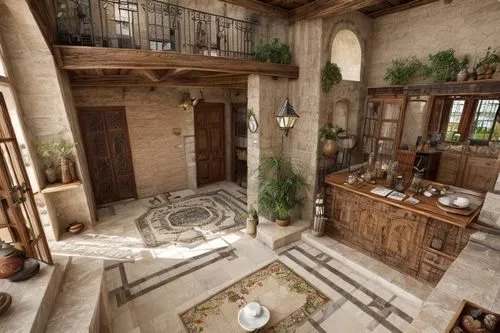 marble floor,inside courtyard,ancient house,courtyard,home interior,loft,rustic,kitchen interior,medieval architecture,provencal life,riad,beautiful home,renovation,traditional house,antiquariat,shabb