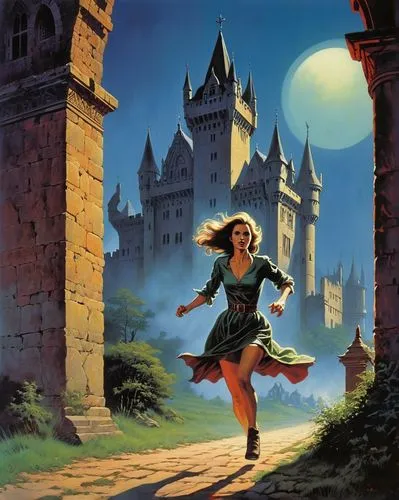 eilonwy,dragonlance,xanth,fantasy picture,hildebrandt,seregil,coville,mcquarrie,castlevania,ravenloft,magical adventure,fablehaven,spellbinder,prydain,mcquaide,fantasy woman,beleriand,tanith,little girl running,bookrunners,Conceptual Art,Sci-Fi,Sci-Fi 19