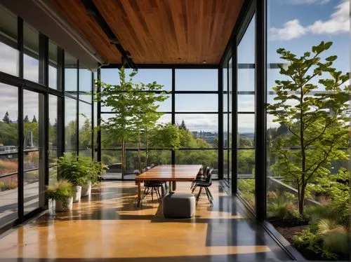 sunroom,snohetta,sammamish,daylighting,bohlin,wooden windows,interior modern design,wood window,shawnigan,weyerhaeuser,glass wall,forest house,tugendhat,oticon,marylhurst,timber house,salishan,issaquah,contemporary decor,glass panes,Conceptual Art,Oil color,Oil Color 02