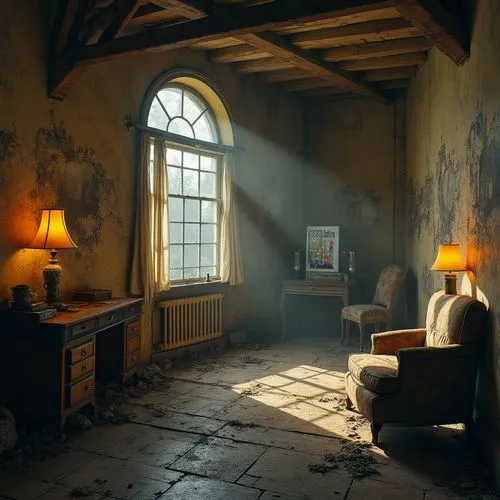 danish room,abandoned room,strachwitz,victorian room,dandelion hall,chambre,Photography,General,Realistic