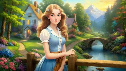 eilonwy,fairy tale character,fantasy picture,belle,fraulein,dirndl,dorthy,alice in wonderland,galadriel,princess sofia,princess anna,rapunzel,margairaz,margaery,fairyland,girl in the garden,pevensie,lorien,dorothy,sylvania