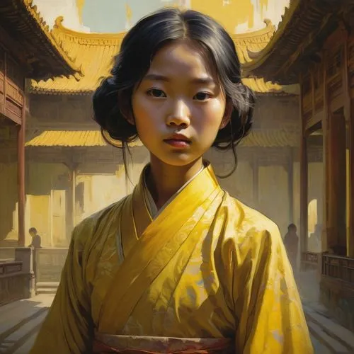 oriental girl,yanzhao,jianxing,wenzhao,mongolian girl,jianying,kommuna,youliang,sizhao,asian woman,wenhao,mystical portrait of a girl,japanese woman,zhiyuan,chuseok,young girl,rongfeng,oriental princess,geiko,oriental,Conceptual Art,Fantasy,Fantasy 18