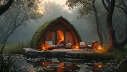 small cabin,summer cottage,seclude,glamping,cabin,seclusion,house in the forest,secluded,nook,cottage,roughing,cozier,autumn camper,fairy house,home landscape,hideaways,coziness,hideaway,the cabin in the mountains,idyllic,Photography,General,Realistic