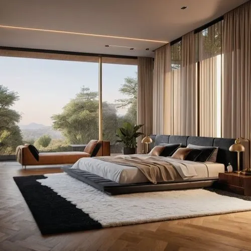 modern room,bedroom,modern living room,great room,livingroom,living room,interior modern design,modern decor,sleeping room,luxury home interior,3d rendering,contemporary decor,home interior,guest room,canopy bed,sitting room,bedroom window,interior design,apartment lounge,family room