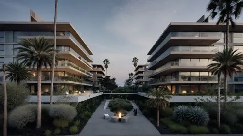 Realista
Respetar la imagen
Picinas en balcones,the walkway leading into an apartment building with palm trees,fresnaye,mipim,damac,residencial,larnaca,herzliya,Photography,General,Natural