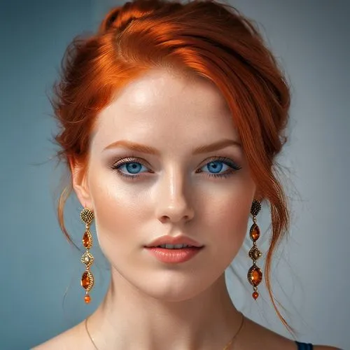 triss,elizaveta,yelizaveta,redheads,orange,teal and orange,earings,orange color,earrings,lopatkina,redhead,red head,jingna,coppery,woman portrait,pushkina,rousse,redhead doll,orange half,zhuravleva,Photography,General,Realistic