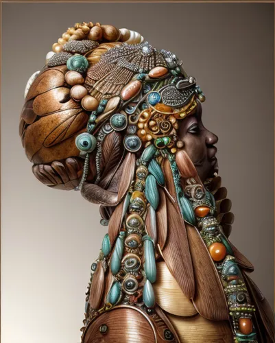 indian headdress,african art,headdress,prayer beads,tribal chief,adornments,shamanism,horse tack,women's accessories,african woman,the american indian,american indian,ethnic design,png sculpture,tribal bull,ancient costume,native american indian dog,woman sculpture,african masks,african culture,Realistic,Jewelry,Earthy