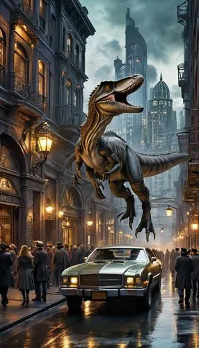 dusautoir,3d car wallpaper,raptor,jurassic,primeval,car wallpapers,deinonychus,dinosauria,sci fiction illustration,velociraptor,dino,raptors,delorean,full hd wallpaper,baryonyx,carnotaurus,tyrannosaurus rex,dinoire,eoraptor,primeval times,Conceptual Art,Fantasy,Fantasy 22