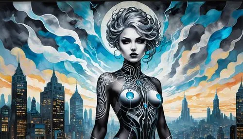 cortana,promethea,animatrix,cyberia,valerian,transhuman,Unique,Paper Cuts,Paper Cuts 08