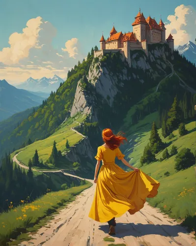 world digital painting,sound of music,travel poster,castles,fantasy picture,transylvania,fairy tale castle sigmaringen,fairy tale,castel,church painting,transilvania,a fairy tale,fairytale,fairy tale castle,gold castle,bastei,summit castle,fairytale castle,neuschwanstein,hohenzollern castle,Conceptual Art,Fantasy,Fantasy 32