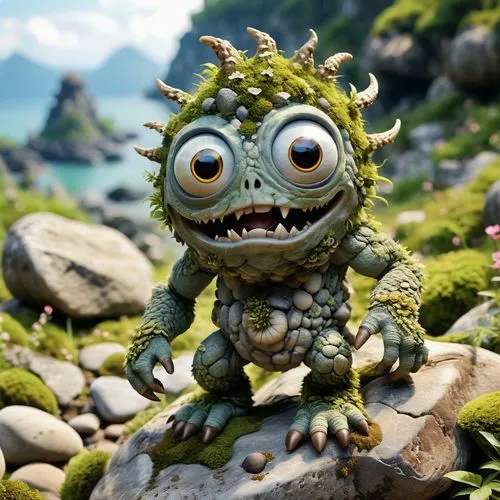 skylander giants,littlebigplanet,knack,popcap,fiddlehead,sea god,amphibia,sackboy,pygmy,swampy,skylanders,shagbark,innsmouth,biotrog,deadmarsh,3d render,shabdrung,theloke,chima,tarjanne