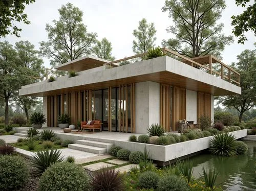 pool house,pavillon,summer house,modern house,mid century house,inverted cottage,landscape design sydney,3d rendering,forest house,holiday villa,cubic house,wooden house,timber house,landscape designers sydney,dunes house,prefabricated,summerhouse,landscaped,residential house,bungalows