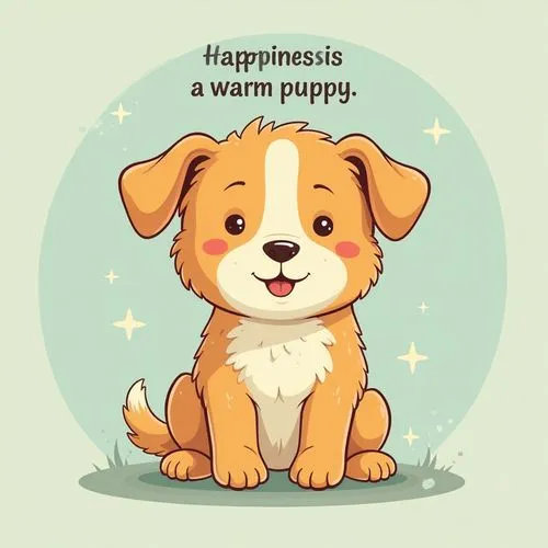 cute puppy,pup,puppyish,cheerful dog,dog illustration,puppy