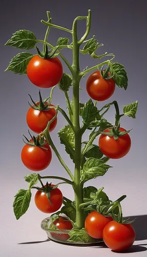 Imagine a futuristic dish where cherry tomatoes are used to create edible art.,cherry tomatoes,vine tomatoes,roma tomatoes,roma tomato,tomato,grape tomatoes,tomatoes,plum tomato,tomatos,red tomato,a t