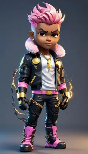 pink quill,punk,scandia gnome,stylish boy,rainmaker,punk design,pearl onion,shallot,mini e,lux,miniatus grouper,calamari,yo-kai,squids,tangelo,pink double,pink vector,valentine gnome,hip rose,scandia gnomes,Unique,3D,3D Character