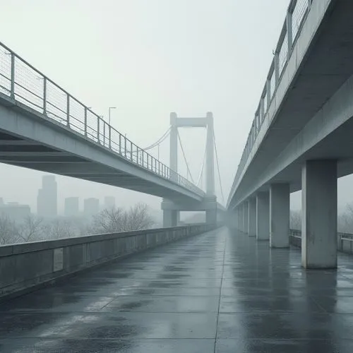 danube bridge,skybridge,tangshan railway bridge,the akashi-kaikyo bridge,akashi-kaikyo bridge,foggy day,standbridge,bridged,overbridges,passerelle,hohenzollern bridge,bridge,footbridge,bridge new europe,dandong,cable-stayed bridge,road bridge,triborough,overbridge,foggy,Photography,General,Realistic