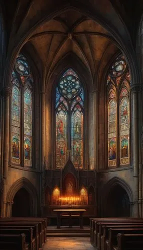 stained glass windows,church painting,choir,sanctuary,chapel,pipe organ,main organ,christ chapel,church windows,church choir,cathedral,stained glass,organ,gothic church,church organ,altar,stained glass window,the cathedral,choral,organ pipes,Illustration,Realistic Fantasy,Realistic Fantasy 30