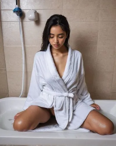 bathtub,bathrobe,in a towel,thahane,bath,tub,bath with milk,spa,bath oil,hudgens,kalani,milk bath,taking a bath,the girl in the bathtub,water bath,wet,zaira,bathing,bath salt,bathrobes,Illustration,Japanese style,Japanese Style 18