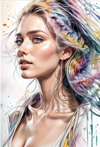 digital painting,digital art,world digital painting,krita,digital artwork,boho art,color pencils,color feathers,colorizing,boho art style,illustrator,watercolor pencils,colourful pencils,ginta,artist color,color pencil,coloristic,colorful background,watercolor paint strokes,digital drawing