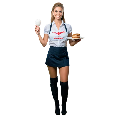 Garçonete modelo,waitress,hostess,nurse uniform,chef's uniform,woman holding pie,stewardess,cheerleading uniform,female nurse,waiter,chef,nurse,a uniform,barista,flight attendant,sports uniform,apron,