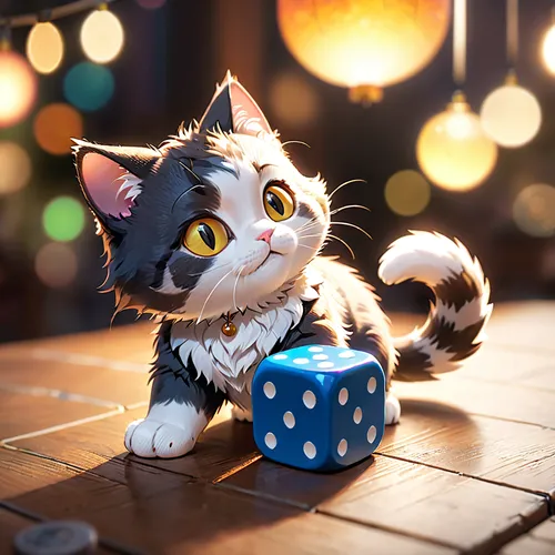 cute cat,christmas cat,tea party cat,christmas bow,figaro,opening presents,background bokeh,bokeh,calico cat,bokeh effect,cartoon cat,dice for games,cute cartoon character,calico,blue eyes cat,gift ribbon,bokeh hearts,little cat,square bokeh,cat vector,Anime,Anime,Cartoon