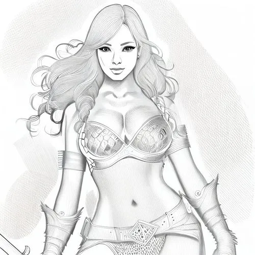 mono-line line art,fantasy woman,lineart,line art,line-art,valentine line art,female warrior,comic halftone woman,angel line art,mono line art,wonderwoman,super heroine,arrow line art,swordswoman,brea