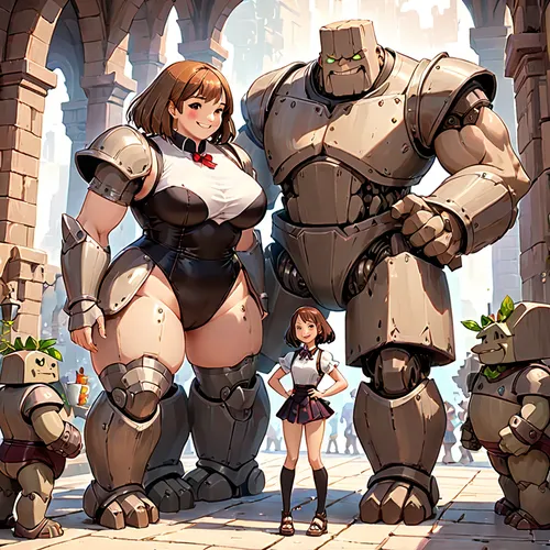 honmei choco,gigantic,mech,mecha,disney baymax,hero academy,heavy construction,烧乳鸽,baymax,protectors,knight festival,ogre,kosmea,owl background,bastion,game characters,game art,fuel-bowser,cg artwork,game illustration,Anime,Anime,General