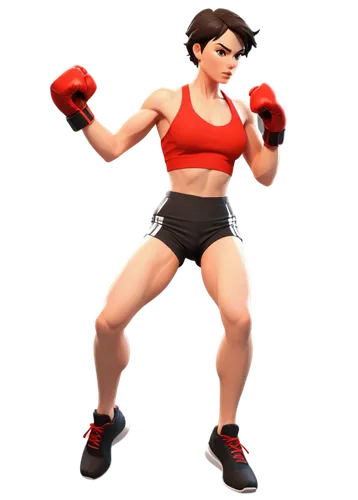 muscle woman,strongwoman,kickboxing,pugilistica,boxing gloves,pugilist,sports girl,3d model,shadowboxing,sparr,reimposing,karatekas,pugilistic,derivable,strong woman,3d render,kickboxers,sanshou,kettlebell,dumbbell,Unique,3D,Low Poly