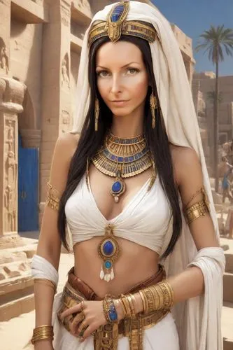 ancient egyptian girl,neferhotep,nefertari,asherah,cleopatra,wadjet,Photography,Realistic